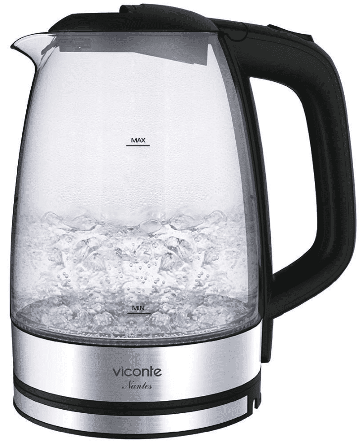 Чайник электрический 1,8л VICONTE VC3288 2200Вт стеклянный корпус, Россия